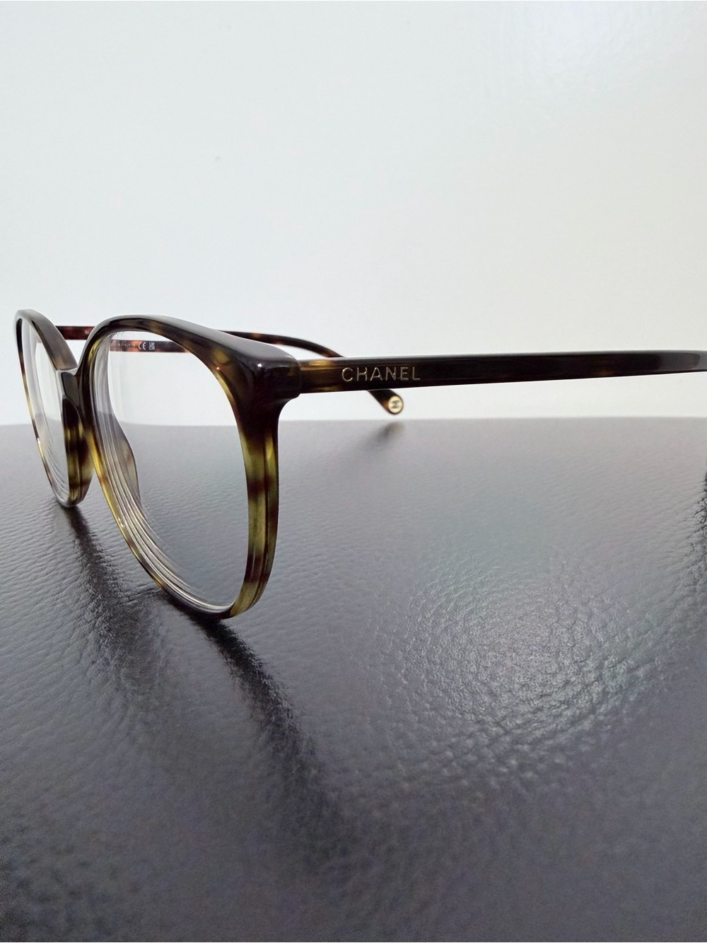 Chanel Tortoise Shell Eyeglasses 53□17